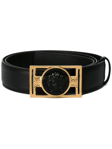 versace medusa plaque belt|Versace Medusa belt men.